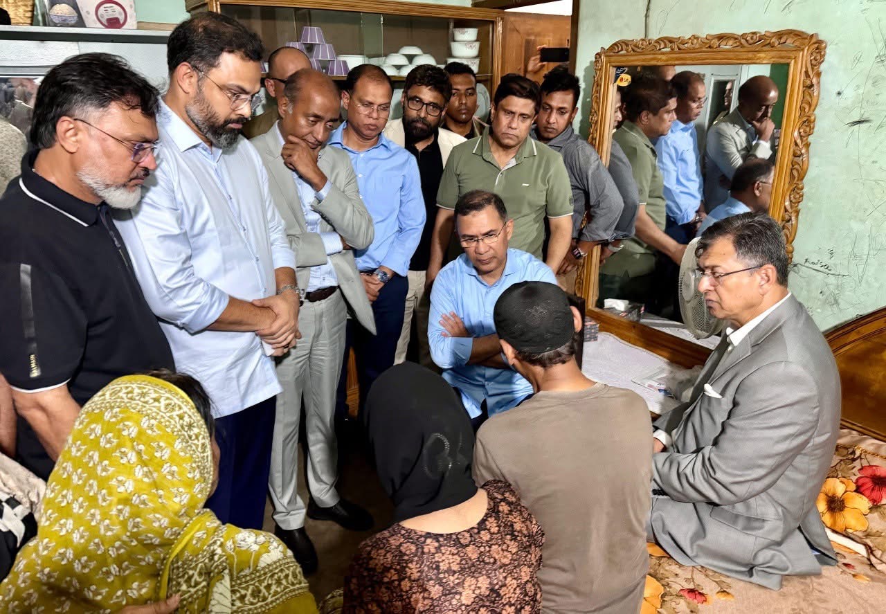 পল্লবীতে নিহত রামিসার বাসায় প্রধানমন্ত্রী তারেক রহমান