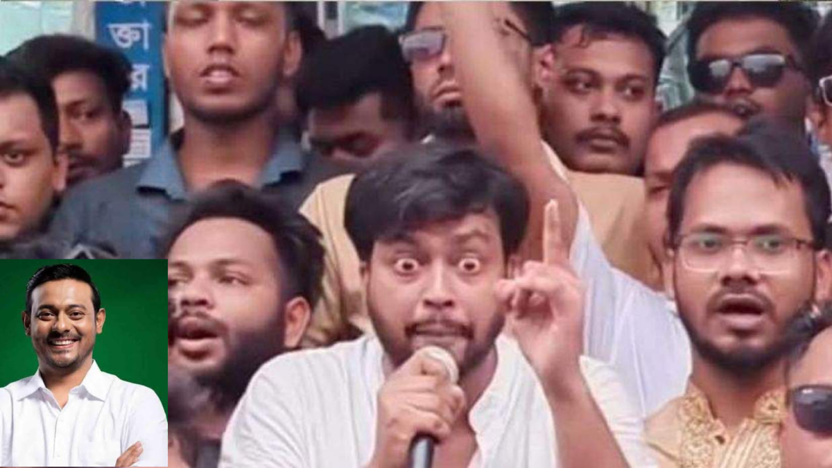 নাসীরুদ্দীন পাটোয়ারীকে কোরবানির গরুর দড়ি দিয়ে বেঁধে ফেলব: ছাত্রদল নেতা।